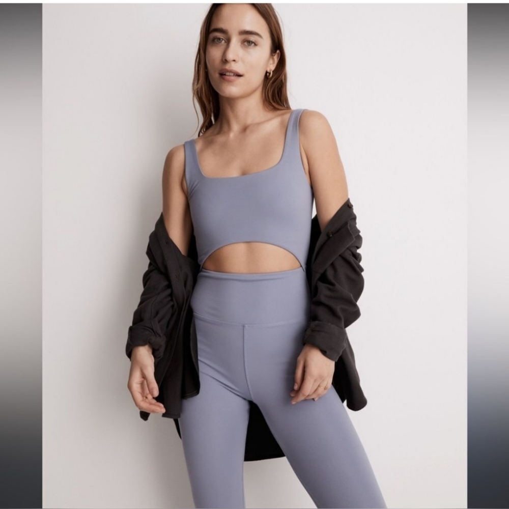 NWOT Madewell MWL Flex Cutout Unitard Leggings